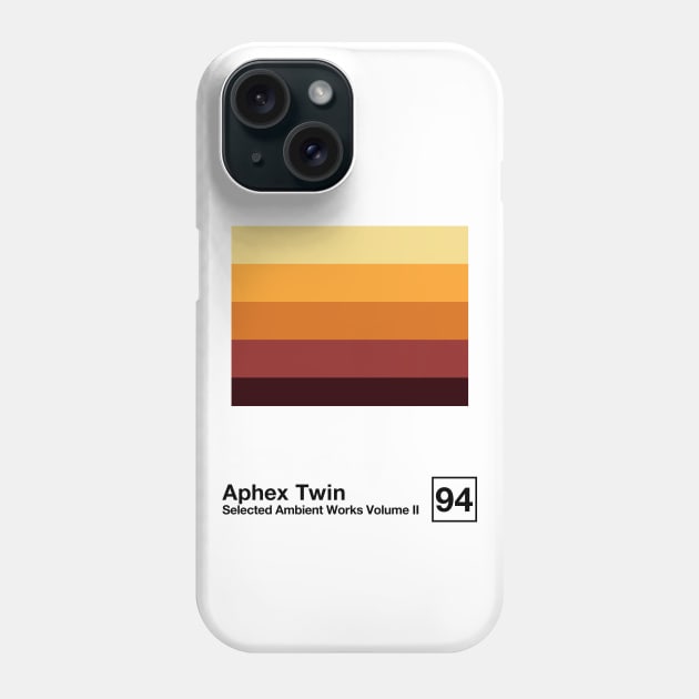 Selected Ambient Works Vol II / Minimal Style Graphic Artwork Phone Case by saudade