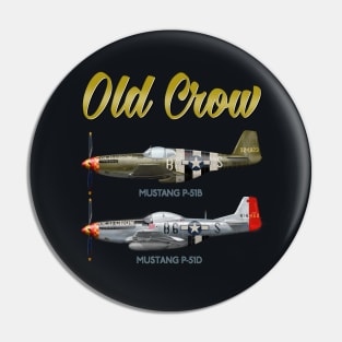 P-51 Mustang Old Crow Pin