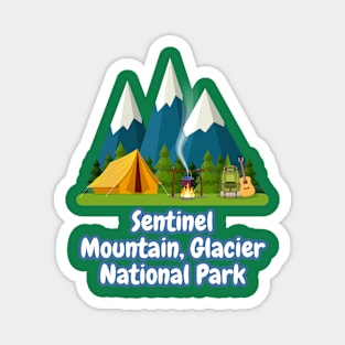 Sentinel Mountain, Glacier National Park Magnet