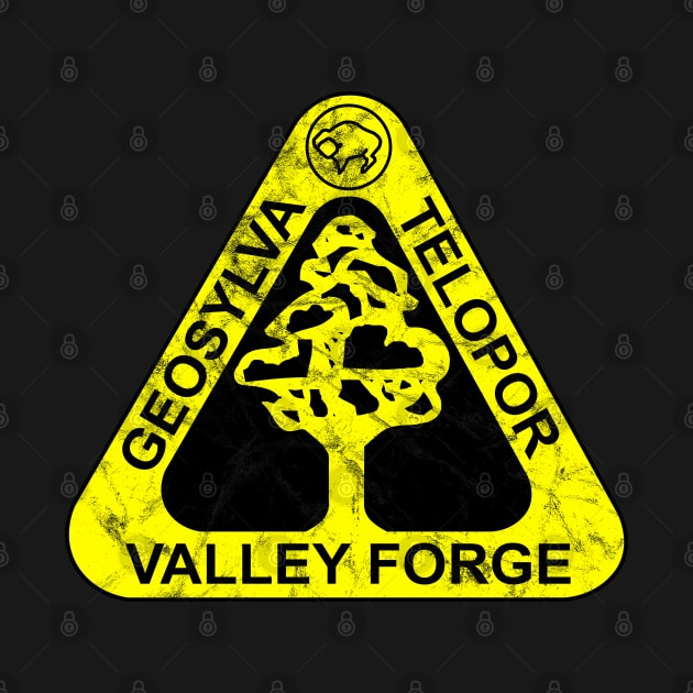 Silent Running: Valley Forge Emblem WORN LOOK by Evarcha