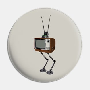 Retro Robot Pin