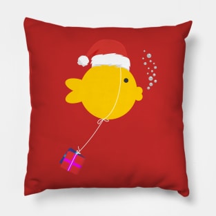 Santa Fish Pillow