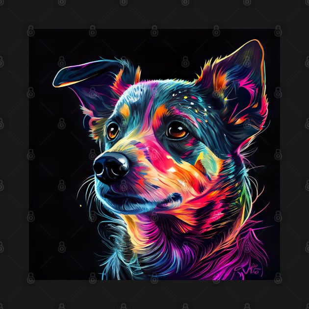 Dog design by Flowers Art by PhotoCreationXP