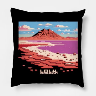 Laguna Colorada Pixel Art Pillow