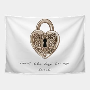 Find The Key To My Heart Tapestry
