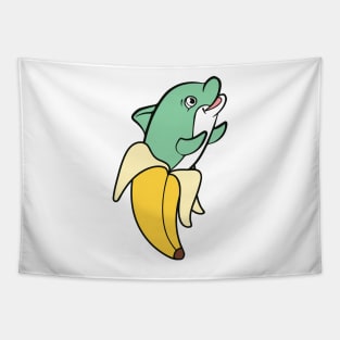 Dolphin Banana Tapestry