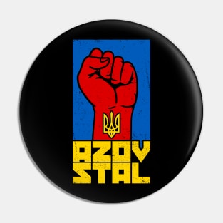 Ukraine Azovstal Pin