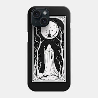 Hermit Tarot Card Astrology Occult Mystical Phone Case