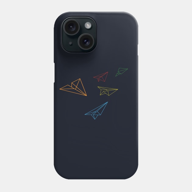 paper airplanes Phone Case by omomomo