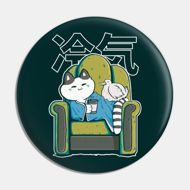 sleepy cat Pin by ArtStopCreative