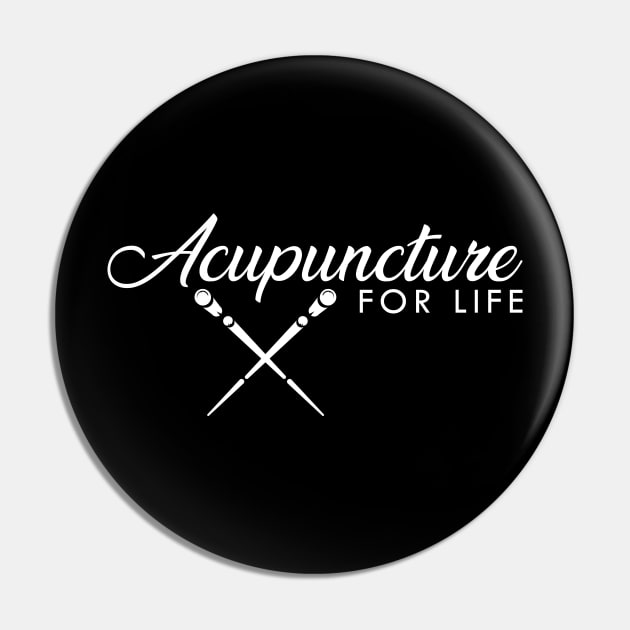 Acupuncture for life Pin by KC Happy Shop