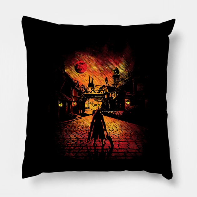 The Hunter Pillow by Daletheskater