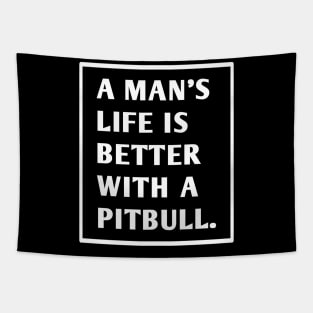 Pitbull Lover Tapestry