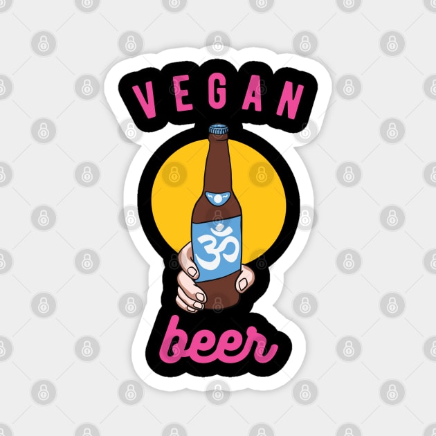 Vegan Beer Magnet by isstgeschichte