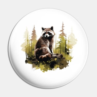 Raccoony Cuteness Pin