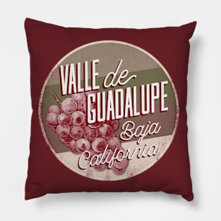 Baja Mexico Wine Country Valle de Guadalupe Wine Lovers Pillow