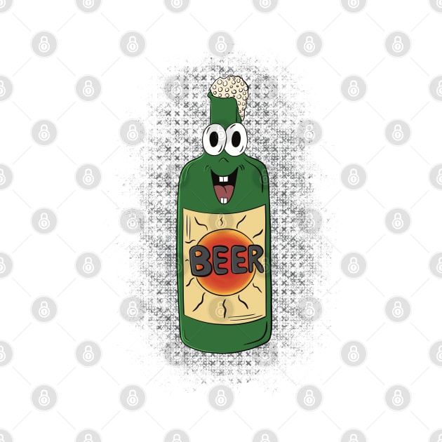 Bob the beer - beer illustration by Funky Chik’n