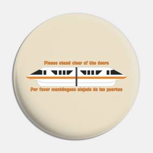 Please stand clear of the doors, Orange Pin