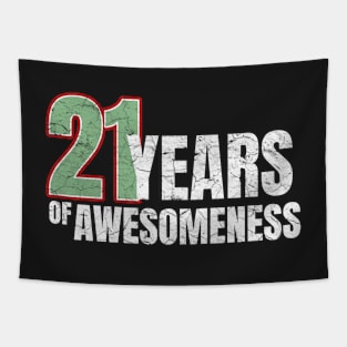 21st Birthday: 21 years of awesomeness Tapestry