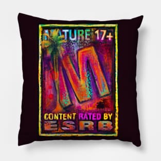 Mature Rating Original Painting Pillow