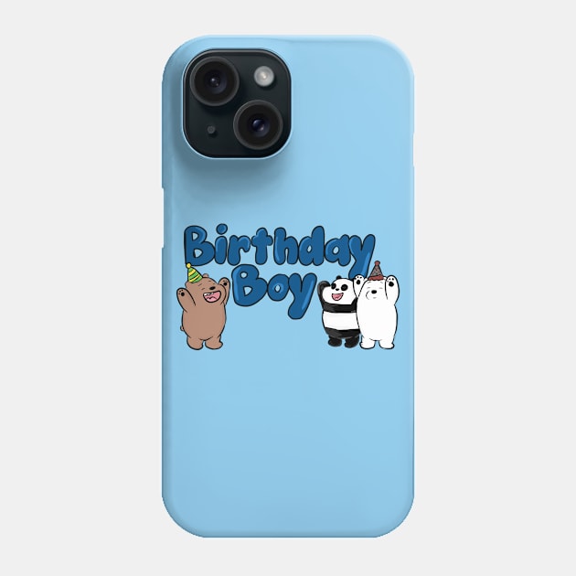 Birthday Boy Bears Phone Case by RoserinArt