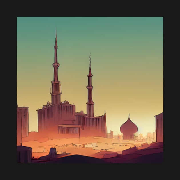 Riyadh | Comics Style by ComicsFactory