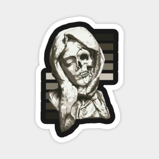 Skull Statue (Mary) Magnet