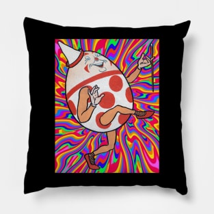 Psychedelic Humpty Dumpty Pillow