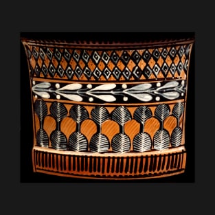 Attic Red-figure Kantharos Geometic Motif with Olives and Palmates T-Shirt