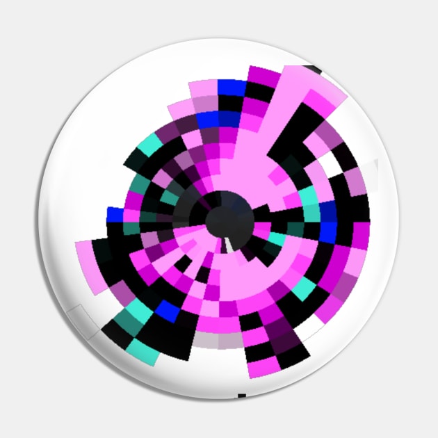 Mosaic Twist (Pink) Pin by urbanoceandesigns