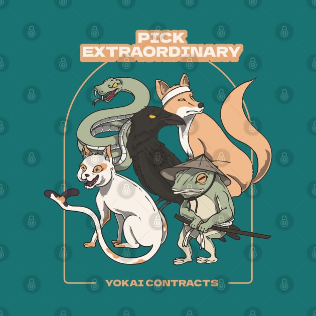 Pick Extraordinary: Japanese Yokai by Prog Art N