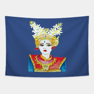 Indonesia Traditional Girl Tapestry