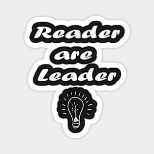 Reader are leader,Book Lover Gift,Teacher Gift. Magnet