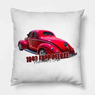 1940 Ford Deluxe Flathead V8 Coupe Pillow