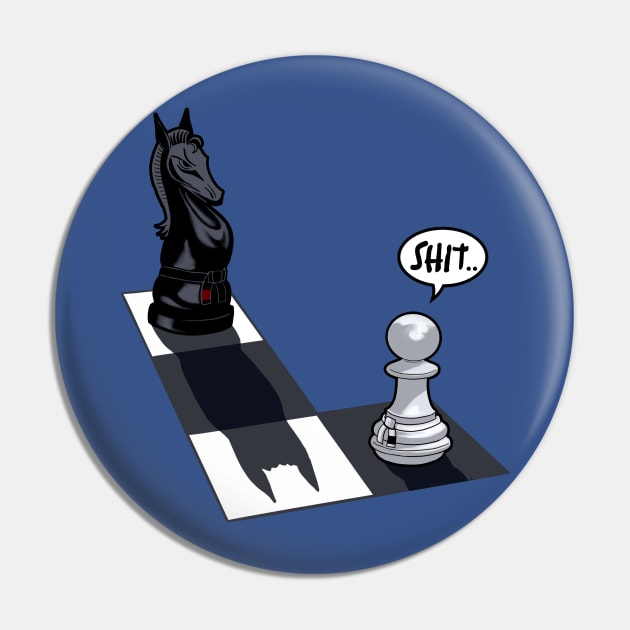 Jiu Jitsu Chess Pieces Pin by IceTees