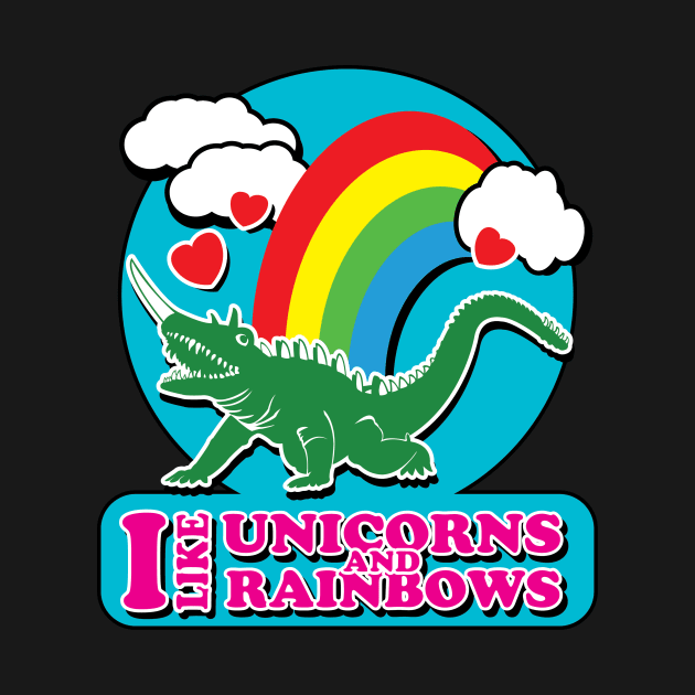 I Like Unicorns and Rainbows by kaijubait