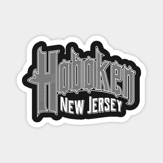 Vintage Hoboken, NJ Magnet by DonDota