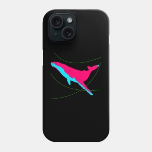 Humpback whale (Megaptera novaeangliae) Phone Case