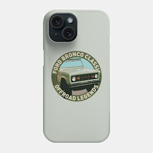 4x4 Offroad Legends: Ford Bronco Classic Phone Case