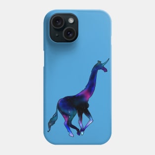 Galaxy Girafficorn Silhouette Phone Case