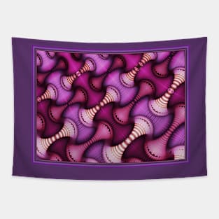 Magenta Tessellations Tapestry