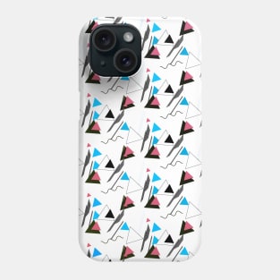 Geometric Memphis #1 - Repeat Pattern Art Decor Design Phone Case