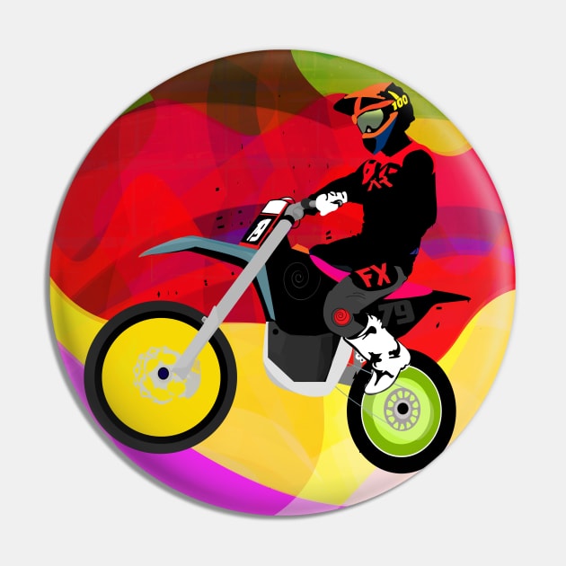 Motocross Pin by momomoma