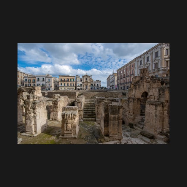 Roman amphitheater in Lecce, Italy by mitzobs