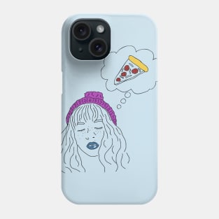 dreaming of pizza Phone Case