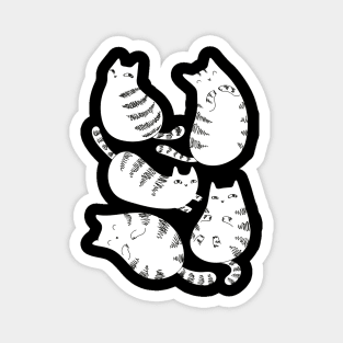 Fat Cats Magnet