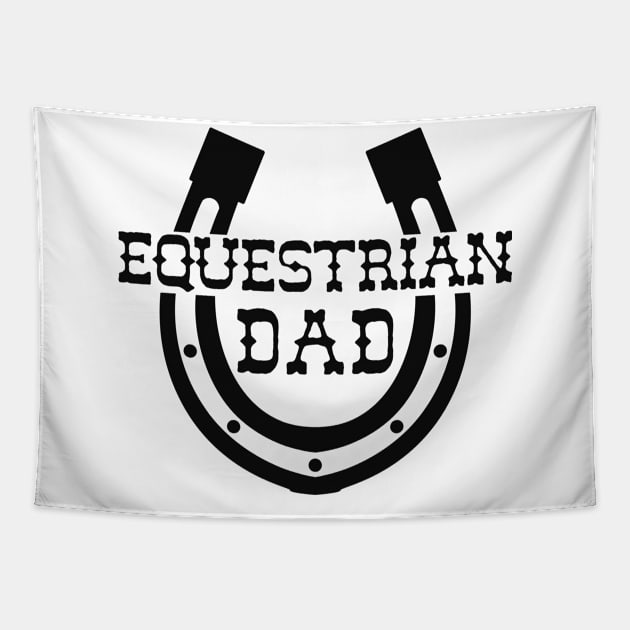 Equestrian Dad Tapestry by KC Happy Shop