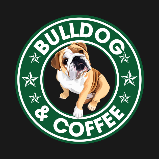 Bulldog And Coffee by ChristianCrecenzio