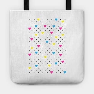 Pin Point Hearts CMYK Tote