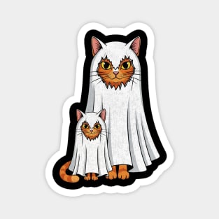 Ghost Cat Meme Funny Halloween Magnet